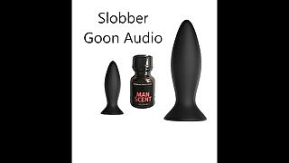 Erotic Audio Drooling Goon Wanks with Plug up Ass