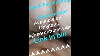 POV Twink Flip-Fucking a Chubby Bottom Bear  Full vid on Onlyfans or for Purchase