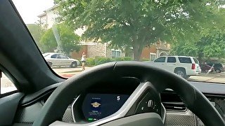 TINDER DATE CAUGHT FUCKING ME IN A TESLA ON AUTO-PILOT
