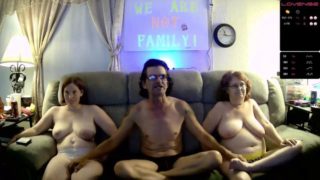 Two curvy mature wives share a cock and play with sex toys