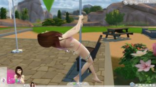 Ashlyn The Sexy Little Sim Dances For her Daddy :P