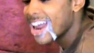 Tall Skinny Black Boy Cums In Very Pretty Mouth