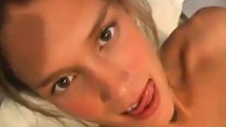 homemade, sensational blonde fucked, sucking and swallowing