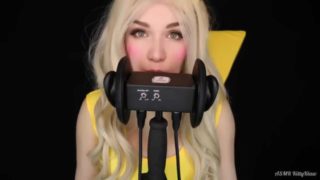 ASMR Trigger Ear Licking Mouth Sounds KittyKlaw