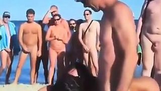 Swingers Fucking In Public At The Beach