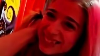 Bad teeth on goth blowjob girl