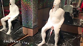 Full body Plaster Cast Bondage by Mistress