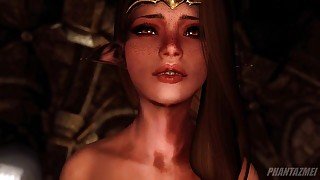 Sexy Elf Cowgirl FUCKS YOU - Skyrim Porn POV