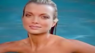 Kimberly Holland is swimming in your pool all naked