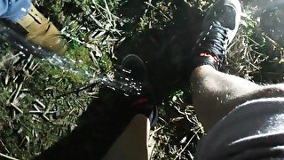 Friend piss in my Adidas Shoes