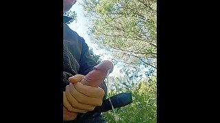 Huge Outdoor Cum Explosion