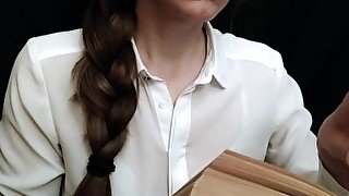 Naugty librarian seduces and jerks you off ASMR role play