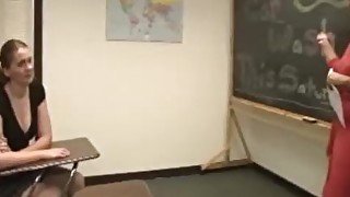 Handjob in the classroom