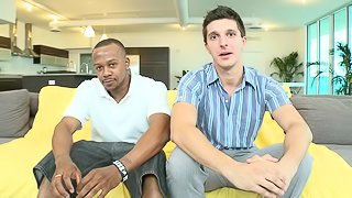 Two Gay Guys Get Busy on the Couch