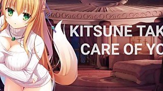 Kitsune Takes Care Of You (Sound Porn) (English ASMR)