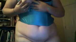 BBW Shoves a Toy in her Fat Pussy