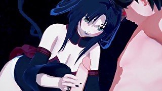 High School DxD: KUROKA WANTS TO PLAY (3D Hentai)