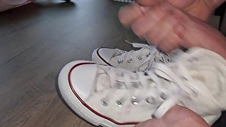 Cum on small Converse