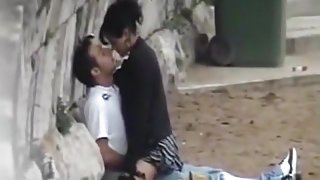 Voyeur tapes 3 spanish couples having sex in public