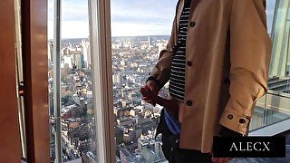 Hunk business man Shard London 9 inch cock