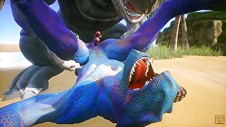 Gay Furry Porn Scalie gets fucked by a huge Furry