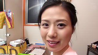 Sexy Asian girl Yuriko Mogami knows how to please a horny guy