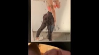 Cum Tribute Requet for Big Booty Italian Girl Chiara Sexy Leggings Edging