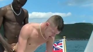 Cute British twink Nathan Dale anal fucked by BBC jock