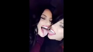 Hot lesbian kiss - Kissa Sins and Adriana Chechik