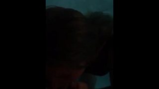 Sucking a Strangers Dick in the Public Pool at Night