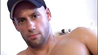 My best str8 friend made a porn: watch his huge cock gets wanked!