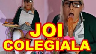 Spanish JOI, Schoolgirl, Lleva juguetes sexuales a la escuela