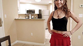 Teen Step Daughter has an Anal Confession - Bailey Base