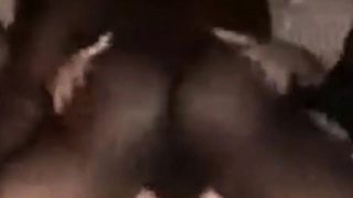 VHS recorded interracial cuckold