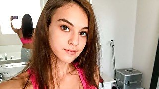 Fit teen with an innocent face Ellie Eilish deserves a long penis