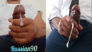 Hot Guy Stroking Cock With Huge Cumshot Orgasm Pov