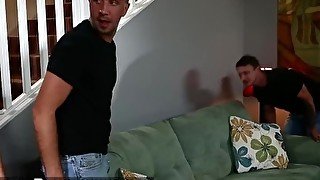 DigitalPlayground - Jade Nile Makes Her Stepdad Watch As She Gets Spanked & Pounded Hard By 2 Movers