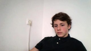 Danish 18yo Single Teen Boy & Masturbate-Masturbating Show