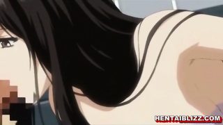 Hot bigboobs hentai sucking cock and fucking in the bathtub