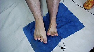 dildo footjob