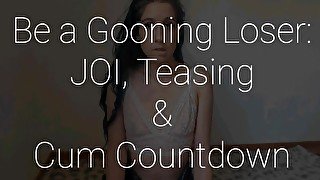 Preview: Gooning Loser: JOI, Tease & Cum Count Down