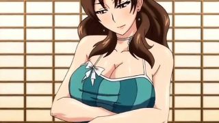 Busty anime sex bomb gets wet pussy licked good