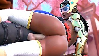 Overwatch Symmetras Pussy Fucked Hard -Arhoangel