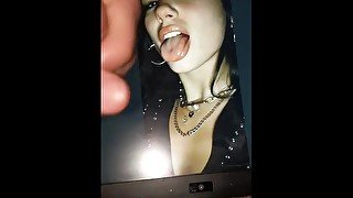 Dua Lipa begs for cum on her face after Addison Rae made me blow