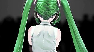 MMD HENTAI DANCE LAMB. TDA REMAKE GREEN HAIR COLOR EDIT SMIXIX