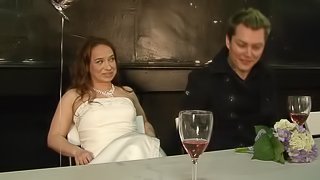 Cheating bride called Olga Cabaeva having hot shameless sex