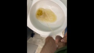 Morning pee with cerebral palsy