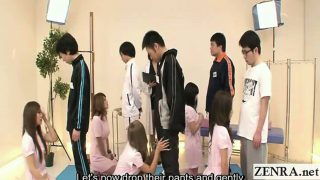 Subtitled CFNM Japanese nurses bizarre examination