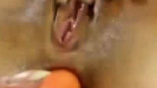 colombian cam model squirts w dildo in ass