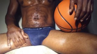 Big Black Dick Talking Dirty To His White Friend After Basketball Massage